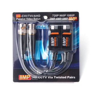 Wholesale Hd Twisted Pair Transmitter Camera Passive Bnc to Network Cable Extender 8Mpvideobalun