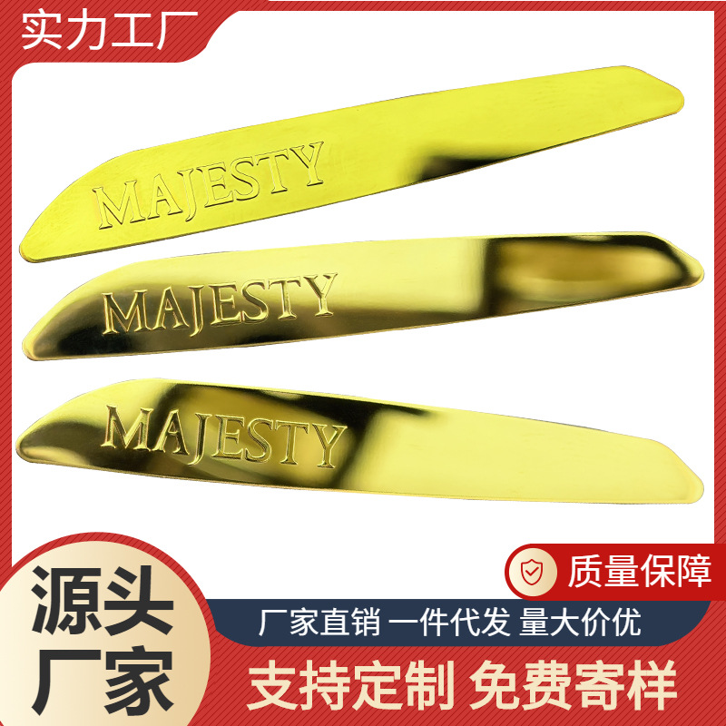PVD真空镀不锈钢标牌LOGO钛金刻字铭牌镂空腐刻24K304