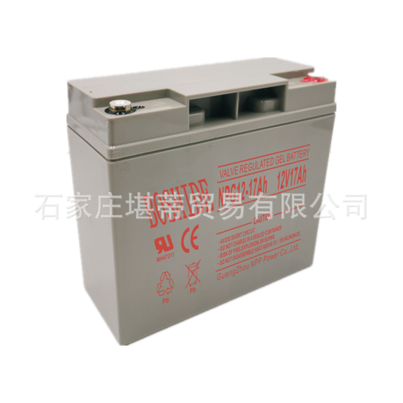 蓄电池12V17AH UPS电池太阳能电瓶门禁消防应急12V电瓶不间断电源