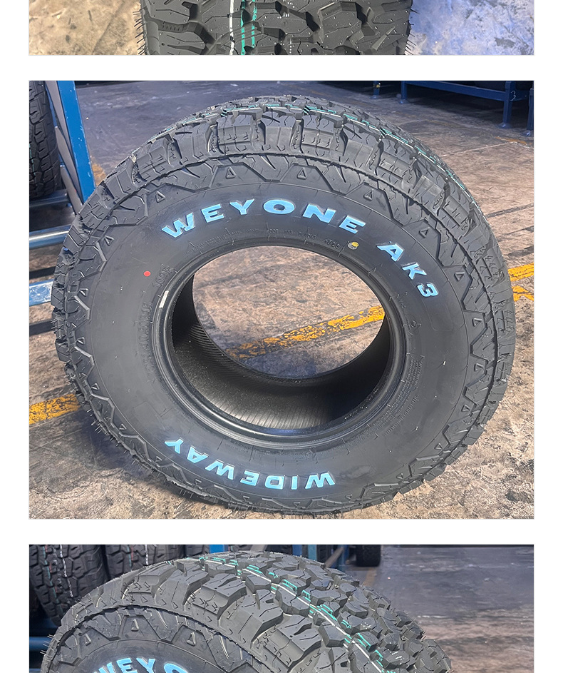 Wardwei AK3 AT all-terrain off-road tire 225/265/65R17 18 quiet and wear-resistant for SUVs and pickups