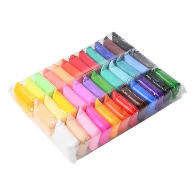 Arcilla súper ligera 36 color plastilina espacio de arcilla de color arcilla hecha a mano para niños y niñas DIY fábrica de juguetes al por mayor
