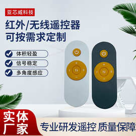 批发智能红外线遥控器 LED灯语音红外线2.4G调光小家无线电遥控器