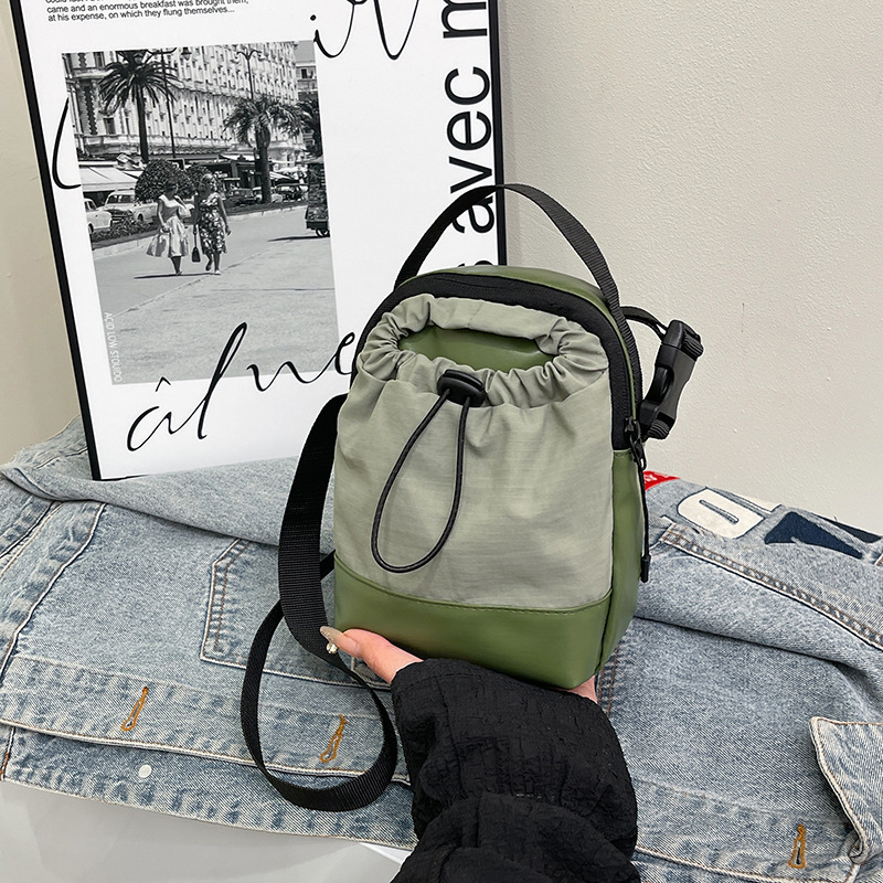 Lightweight Egg Bag Small Water Pot Bag Casual Crossbody Bag Mobile Phone Bag Mini Small Bag All-match Shoulder Drawstring Bag Lightweight Egg Bag Small Water Pot Bag Casual Crossbody Bag Mobile Phone Bag Mini Small Bag All-match Shoulder Drawstring Bag