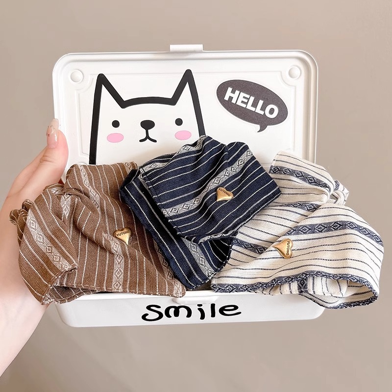 Cuerdas de cabeza cuadradas 2025 nuevas líneas retrógradas de alto nivel anillo de pelo de intestino grueso banda de goma duradera adornamiento para el cabello