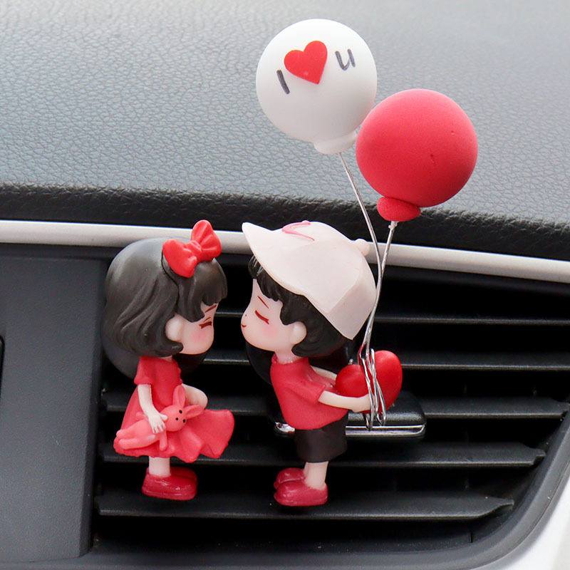 사랑 커플 풍선 공기 배출구