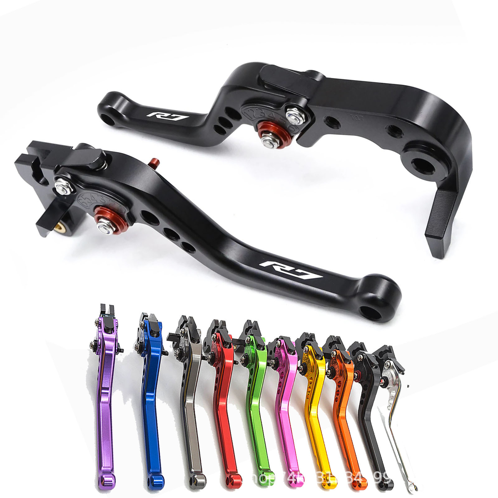 Suitable for R7/Yzf-R7 Motorcycle Short/Long Brake Clutch Horn Lever Clutch Handle Horn Lever