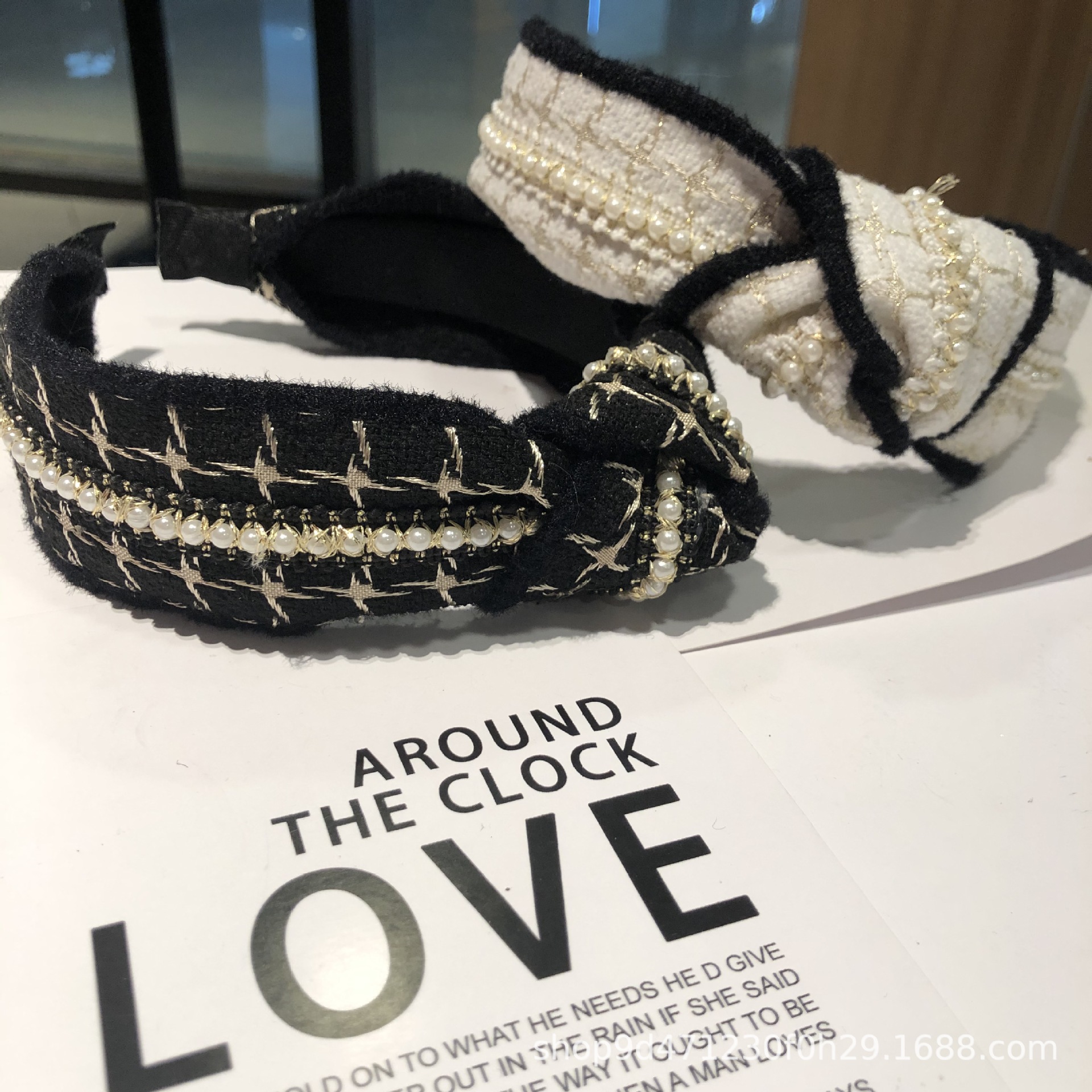 韓國復古簡約寬邊發箍百搭外出小香風ins甜美交叉頭箍壓發發卡