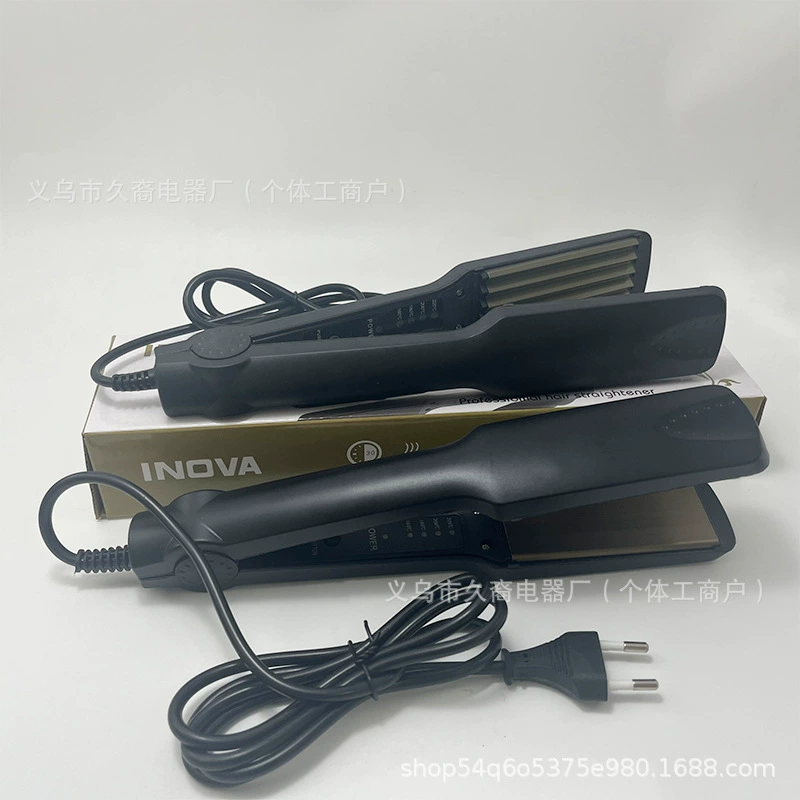 Big black splint hot hair clip big splint straight hair curling splint does not hurt hair curling iron splint curling and straightening