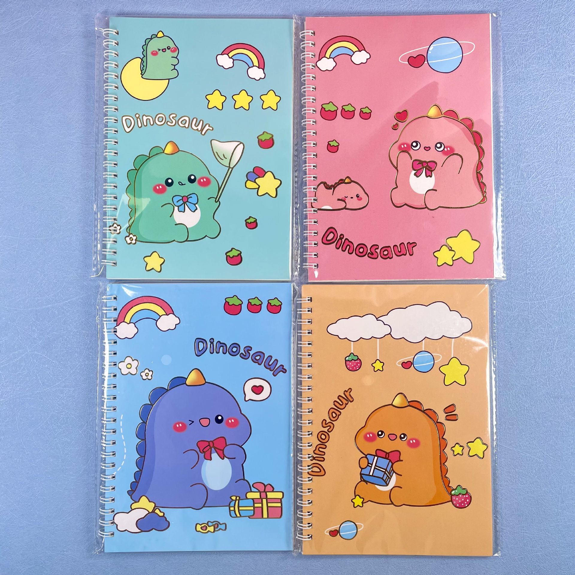 Espacio perro conejo cuaderno A5 bobina libro de dibujos animados Libreta de buena calidad ejercicio libro nuevo libro de una sola línea al por mayor