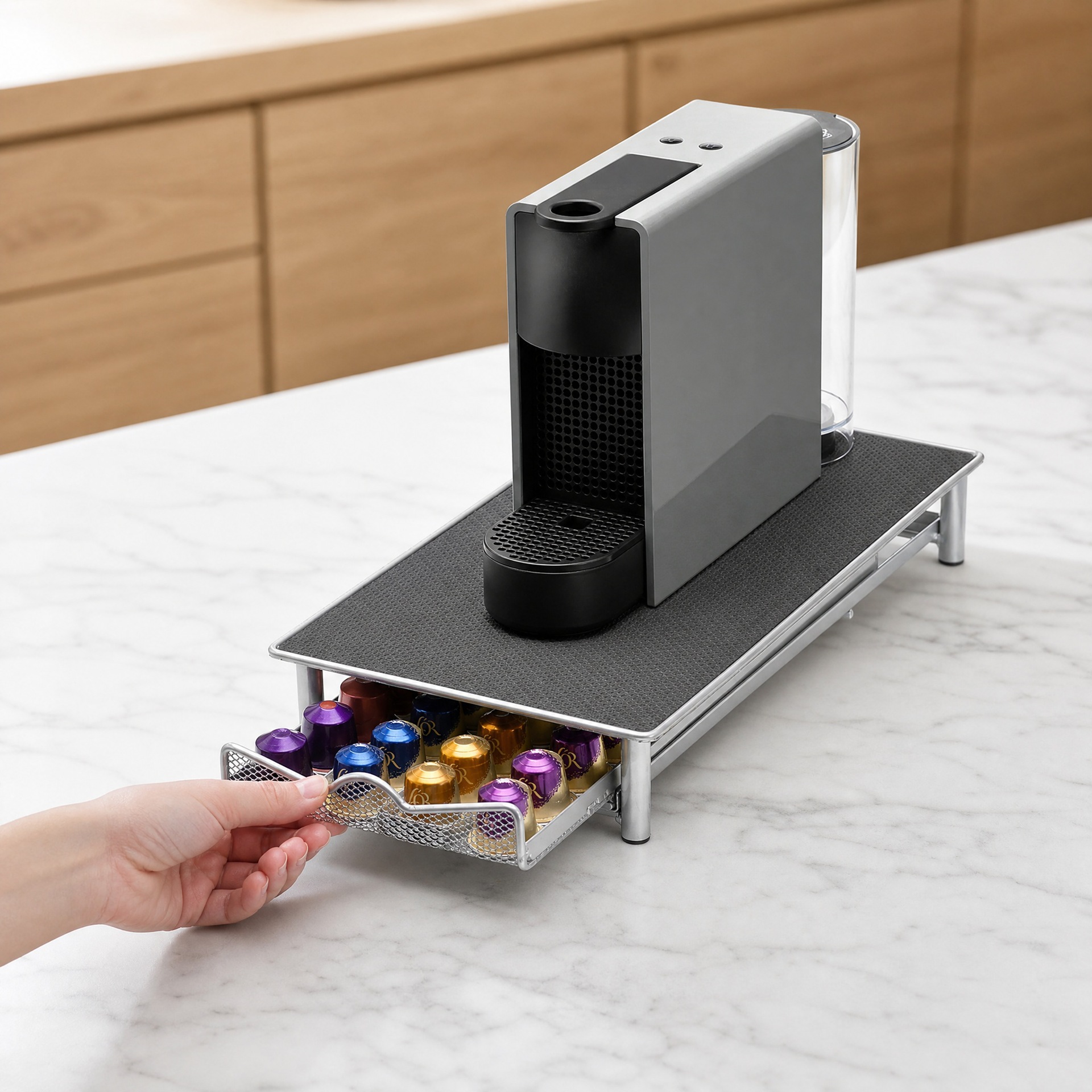 Organizador de cápsulas Nespresso (40 unidades) – diseño compacto para cocina image 6