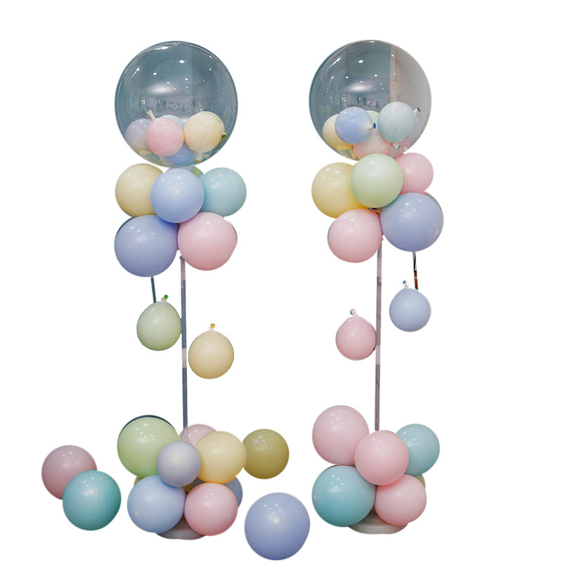 36 inch balloon wedding birthday party decoration supplies wholesale fake air floating display balloon tray telescopic pole