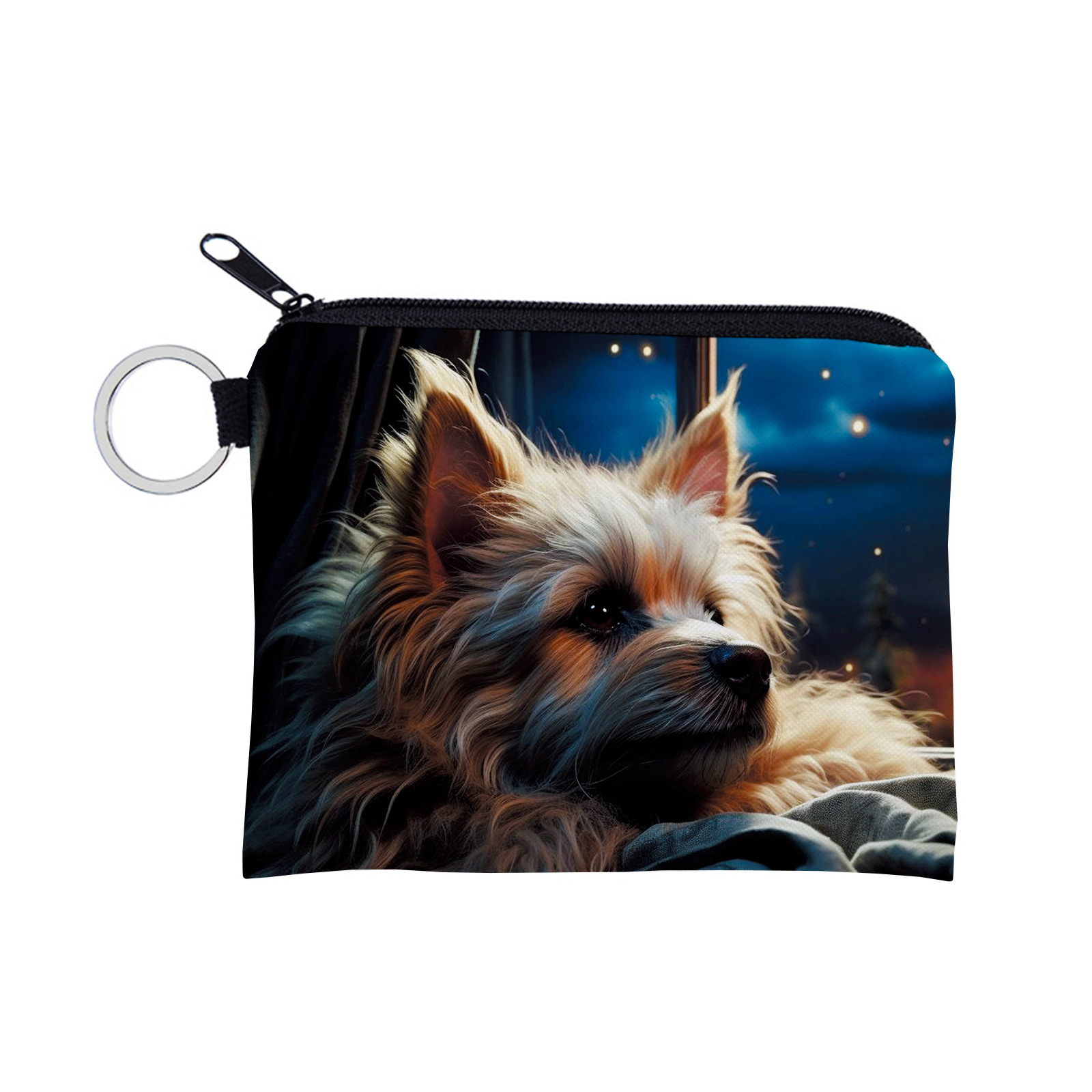 15g Weight Zipper Closure Type Coin Purse Bags Type Casual, Daily Occasion Polyester Material Animal, Cartoon Pattern All Seasons Season Unisex Gender Casual, Cute Style Square Shape Unisex Animal Cartoon Polyester Zipper Coin Purses 8