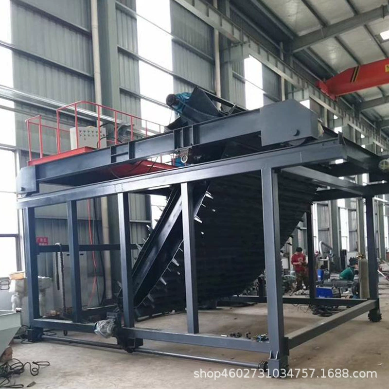 Цепная машина для ферментации и перекидывания органических удобрений из свиного навоза Машина для ферментации и перекидывания в глубоких желобах Машина для ферментации и перекидывания винных шелух и бактериальных остатков