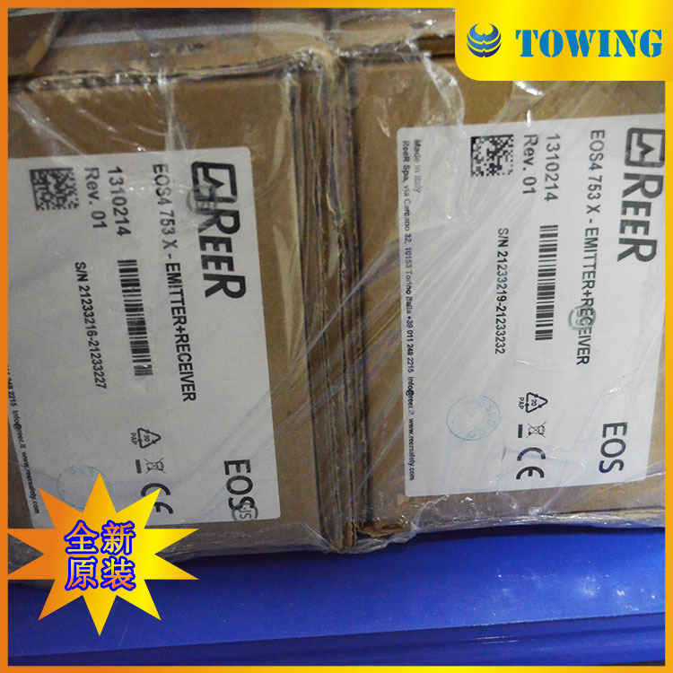 全新原装REER睿奥EOS4 753X 安全光栅 质保一年，请议价