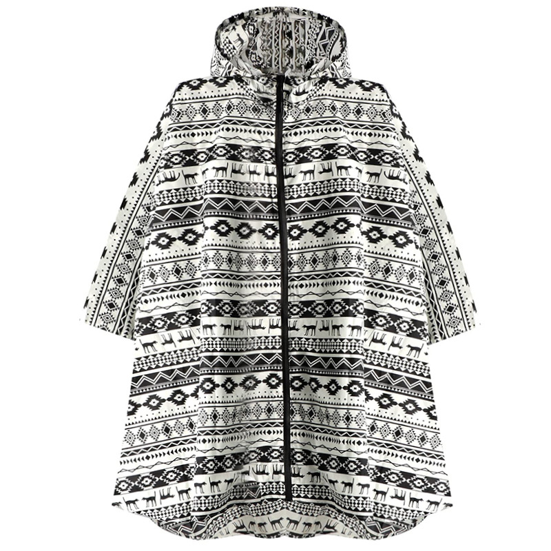 Poncho Impermeable Ligero Tipo Capa, Transpirable, para Ciclismo y Uso al Aire Libre image 1