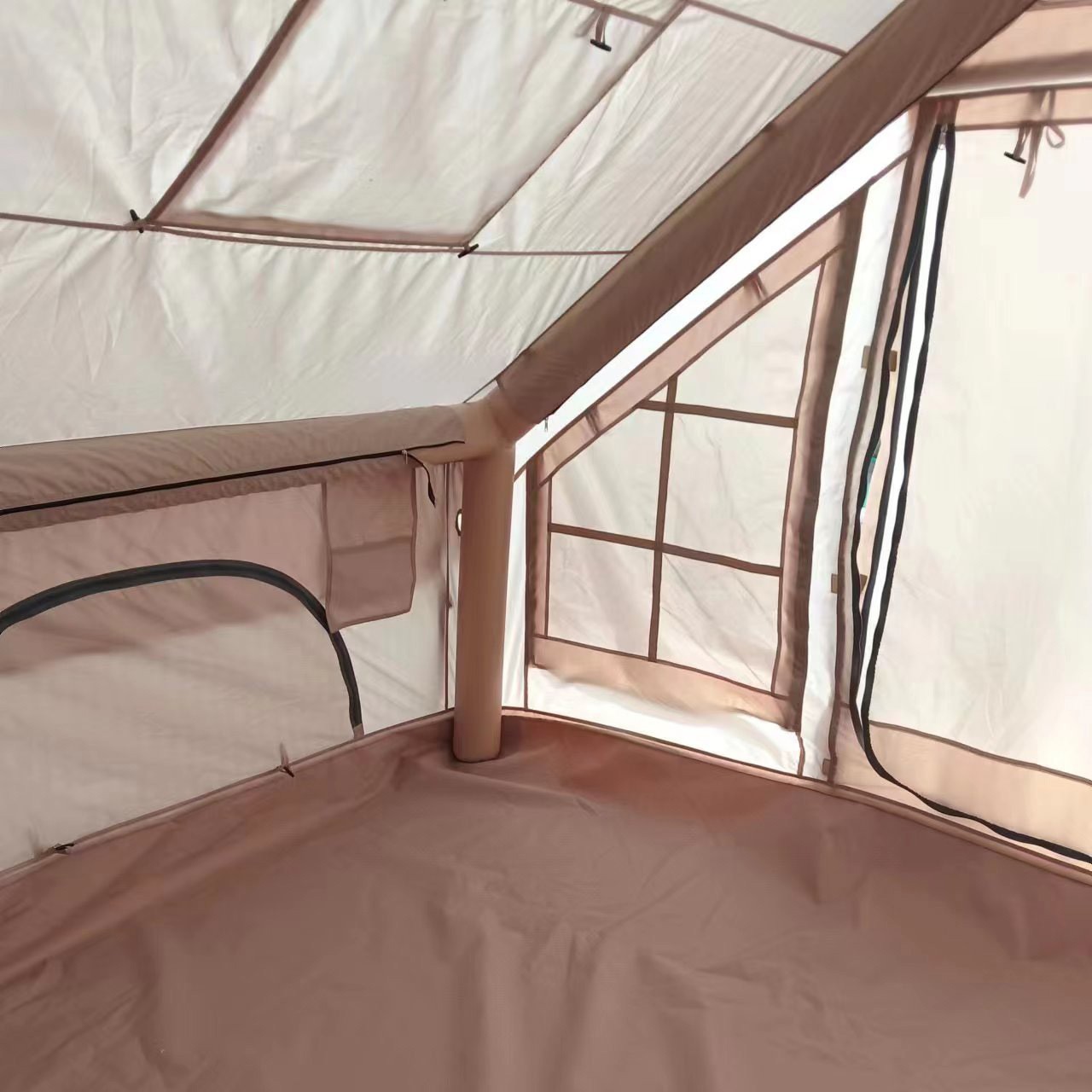 Tienda inflable al aire libre que acampa tienda de campaña conjunto completo individual multi-Persona tienda de apertura rápida integrada Oxford tienda de tela