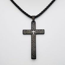 跨境亚马逊欧美风高级感男女百搭不锈钢复古十字架项链钛钢项坠