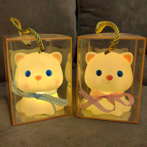 Children's night light night market stall, cute melamine glowing toy, children's gift, souvenir, melamine night light