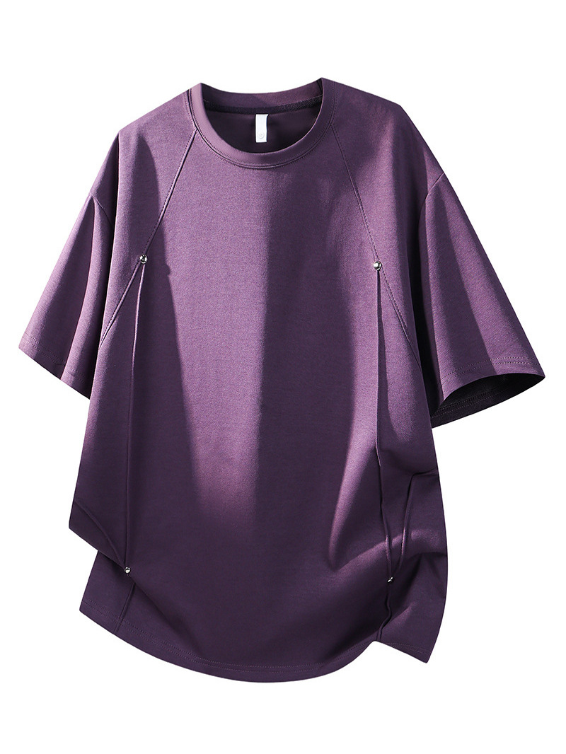 American-Style M-8Xl Heavyweight Cotton Short-Sleeve T-Shirt for
