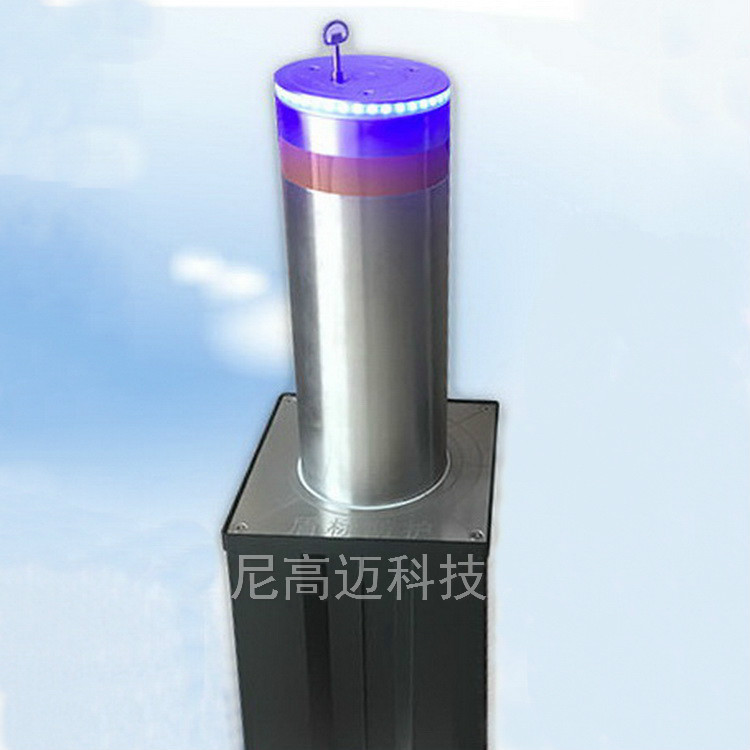 厂家直供交通道路阻车升降柱,半自动升降柱,车压式手动回落升降桩