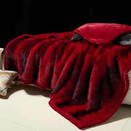 毛绒毛毯加厚双层珊瑚毯子午睡盖毯冬季沙发保暖空调盖被结婚送礼