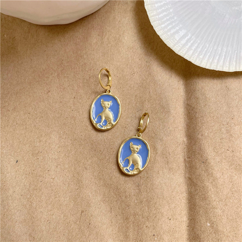 Fashion Cat Alloy Women's Earrings 1 Pair display picture 3