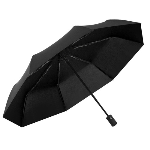Fully automatic folding three-fold umbrella wholesale vinyl sunshade sun protection umbrella gift advertising umbrella printed logo