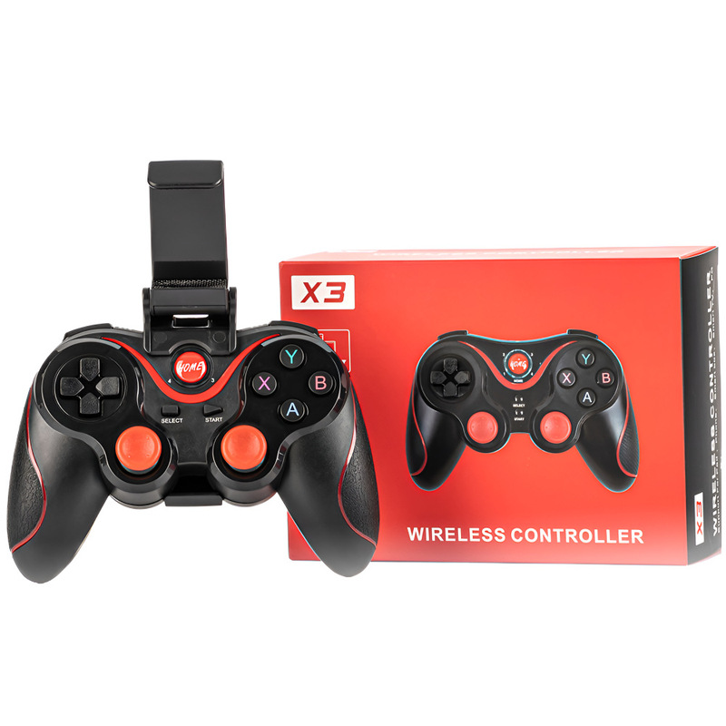 Wireless Gaming Bluetooth Controller X3 Mobile Game Controller Supports Ios/Android Phone Controllers