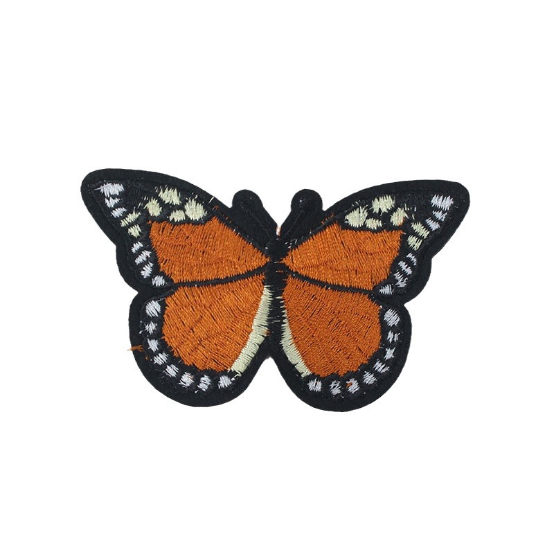 Círculo de bordado de computadora dibujos animados bordados pegatinas de tela letras bordadas pegatinas de toallas bordadas pegatinas de ropa zapatos sombreros