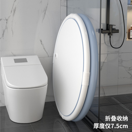 Household large constant temperature installation-free folding bathtub adult model one-second open bathtub children's thickened bathtub