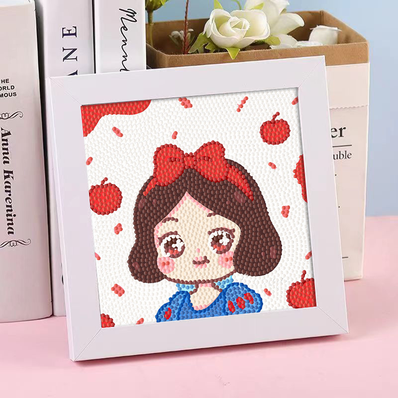 Diamante infantil DIY hecha a mano con material de marco paquete de dibujos animados Sanliou pegatinas de diamante regalo al por mayor pinturas de mampostería