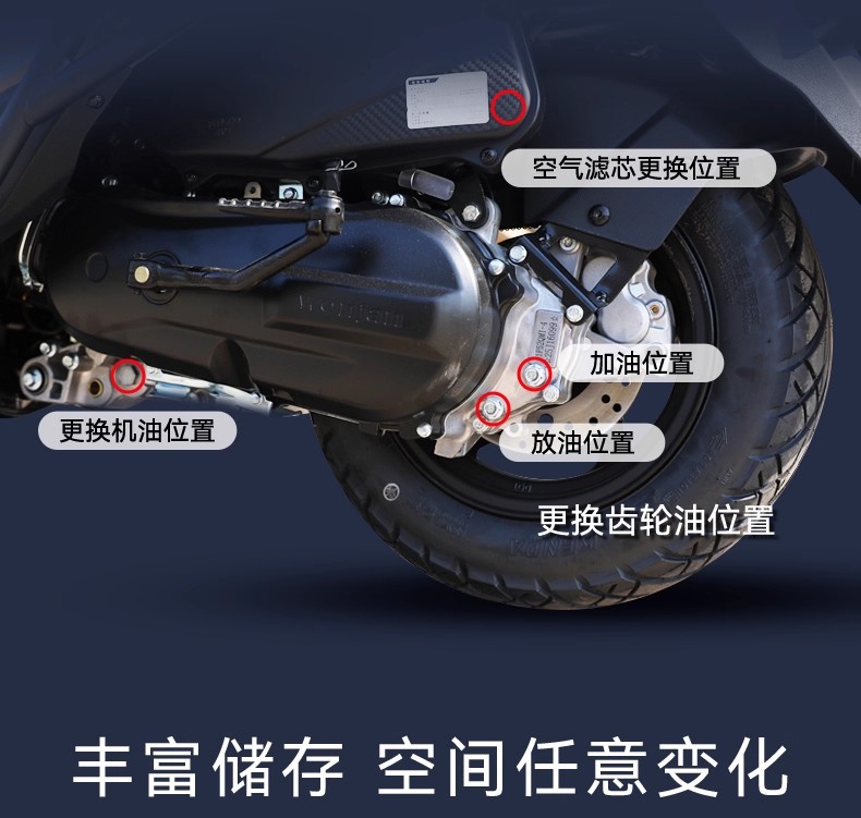 New Wangjiang Uy125 Scooter Motorcycle Delivery Vehicle Fuel Vehicle National Iv Electronic Fuel Injection Available for Nationwide Registration