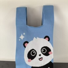 高品质加厚生日宴宝宝伴手礼袋针织包礼品编织包手提包托特包女包