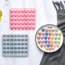 现货 35连牙齿造型硅胶模具烘焙工具软糖果蛋糕巧克力模滴胶模具