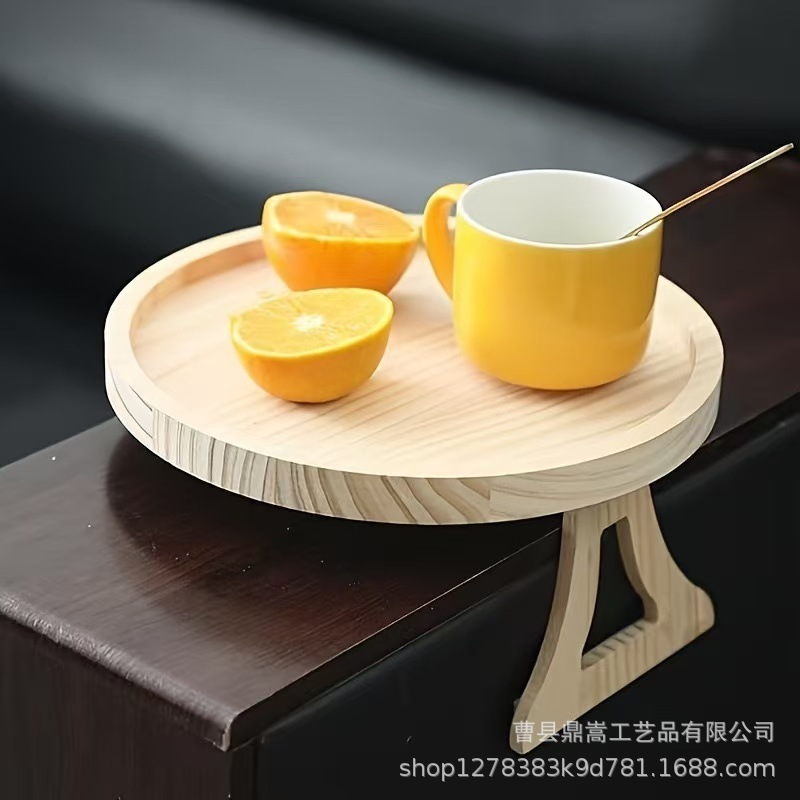 Fábrica directa transfronteriza sofá plegable reposabrazos bandeja de almacenamiento con piernas