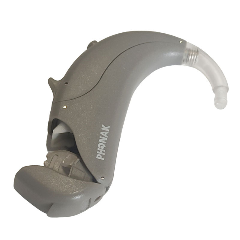 Audiófono Suiza Peak Power original y auténtico canal digital de alta potencia para jóvenes sordos.