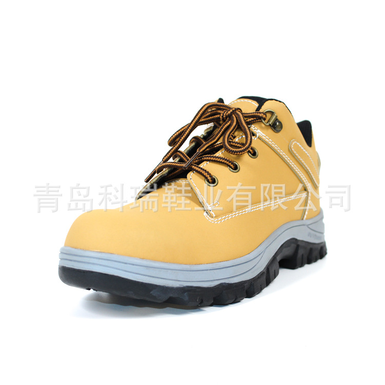 低帮休闲钢头系带防砸安全劳保鞋【500双起订】