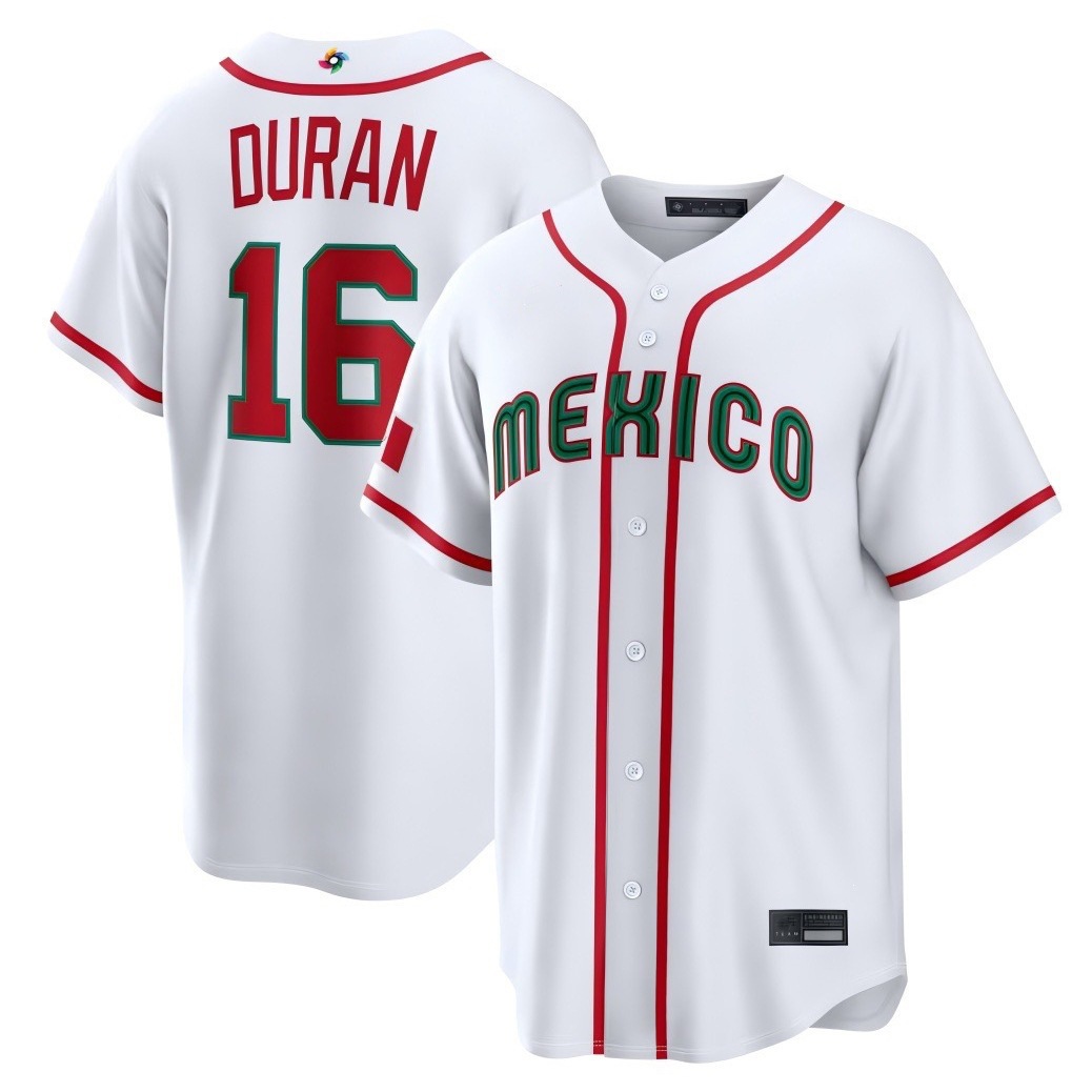 2026WBC印花棒球服短袖世界杯棒球经典赛墨西哥队现货世界杯