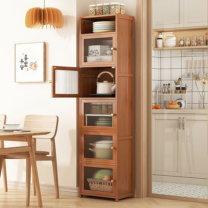 Light Luxury Sideboard Kitchen Cabinet Multi-Functional Storage Cabinet Storage Rack Living Room Wall Cabinet Home Space-Saving