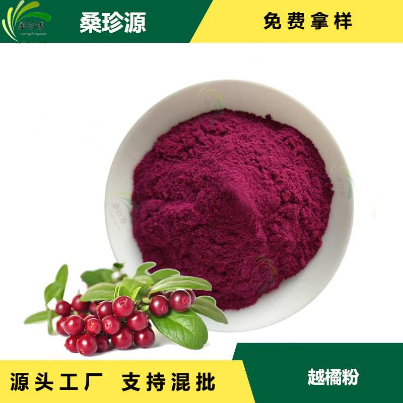 现货供应支持拿样 越橘汁粉   固体饮料越橘汁粉