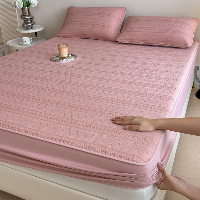 Cama de clase A para madres y bebés cubierta de cama de algodón de una sola pieza cubierta de cama antideslizante a prueba de polvo cubierta protectora de colchón Simmons dormitorio