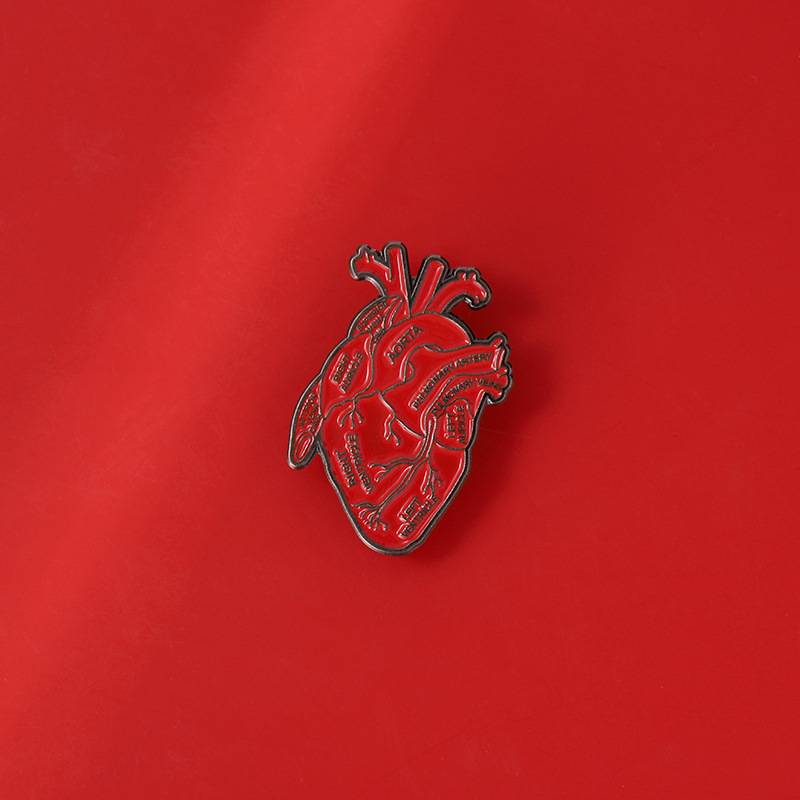 Brooches Classification Novelty Pin Letter Heart Alloy Stoving Varnish Unisex Brooches