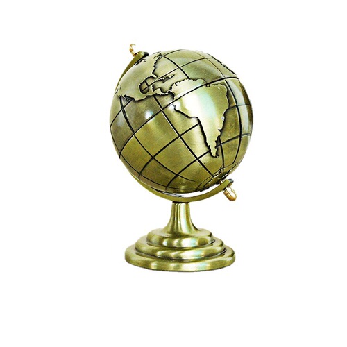 New Yaosha brand alloy earth model, office craft ornaments, decorative gift alloy balls