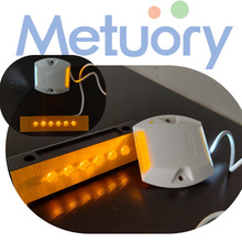 隧道诱导标轮廓标隧道有源道钉高速公路LED隧道诱导灯诱导控制