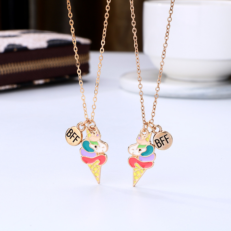 Cartoon Style Animal Letter Alloy Patchwork Enamel Womenu0027S Necklace