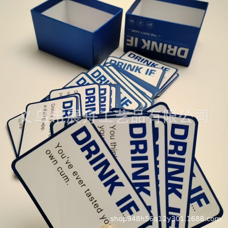 跨境新品 Drink IF... Hilarious Adult Drinking Game 饮酒游戏|undefined