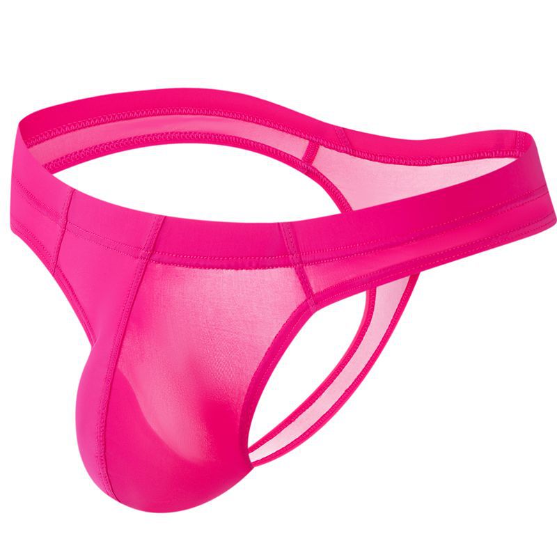 Ice Silk Ultra-thin Semi-transparent Sexy Men's Briefs Bikini T-string Thong Fun And Pleasure_voghion.com