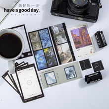 美好的一天小卡 流光膠片系列 創意膠片手帳拼貼裝飾10張入8跨境
