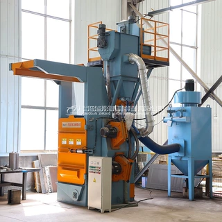 高效多吊钩式抛丸清理机 铸件挂具专用除锈机 厂家定制Q376/Q378