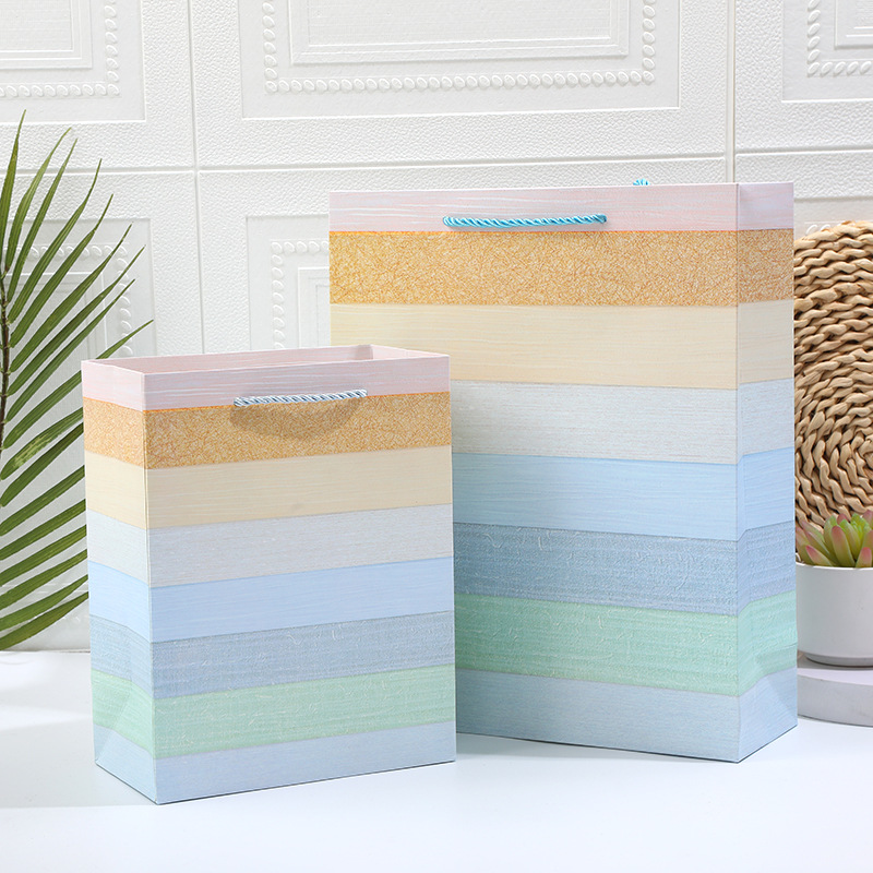 厂家礼品袋批发现货白卡纸袋大号礼物袋服装店购物包装手提纸袋子